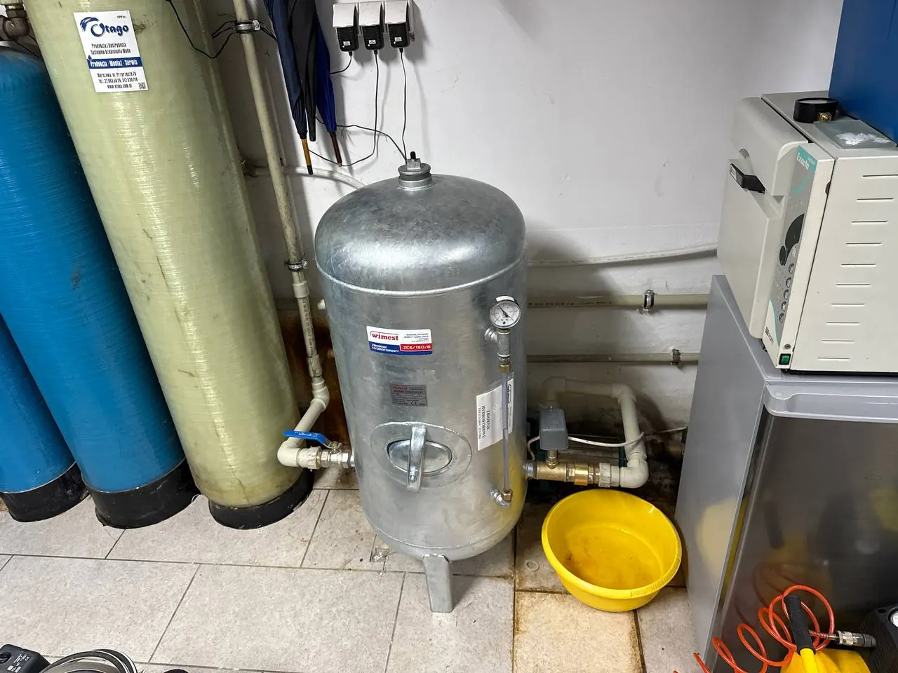 Zbiornik ciśnieniowy i filtracja wody — DobryHydraulik Szczecin